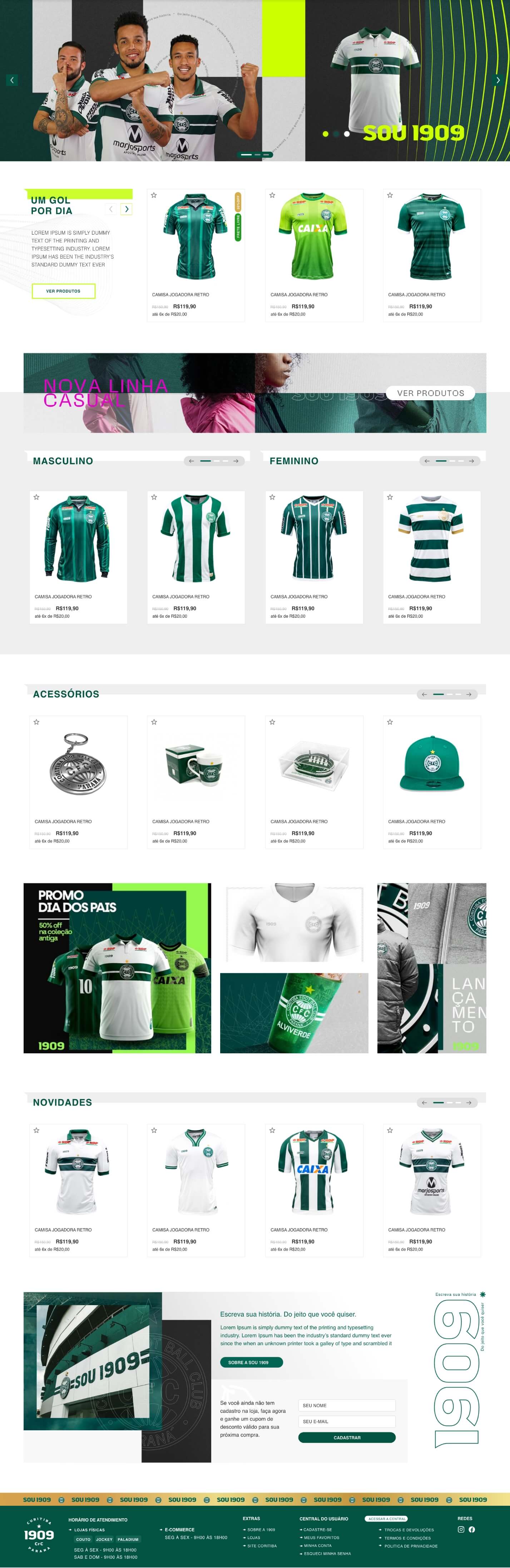 Coritiba Homepage