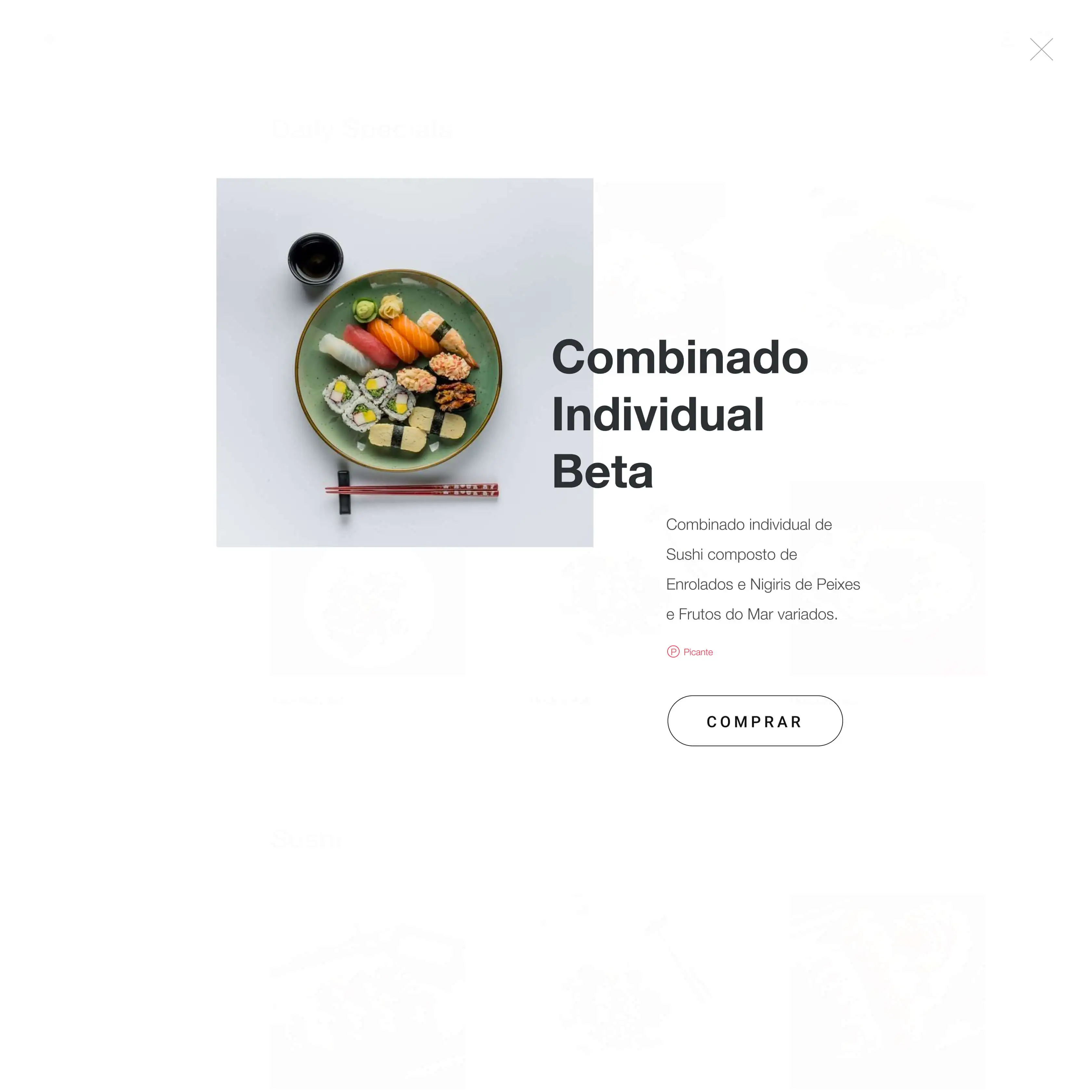 Sushi Beta Product page